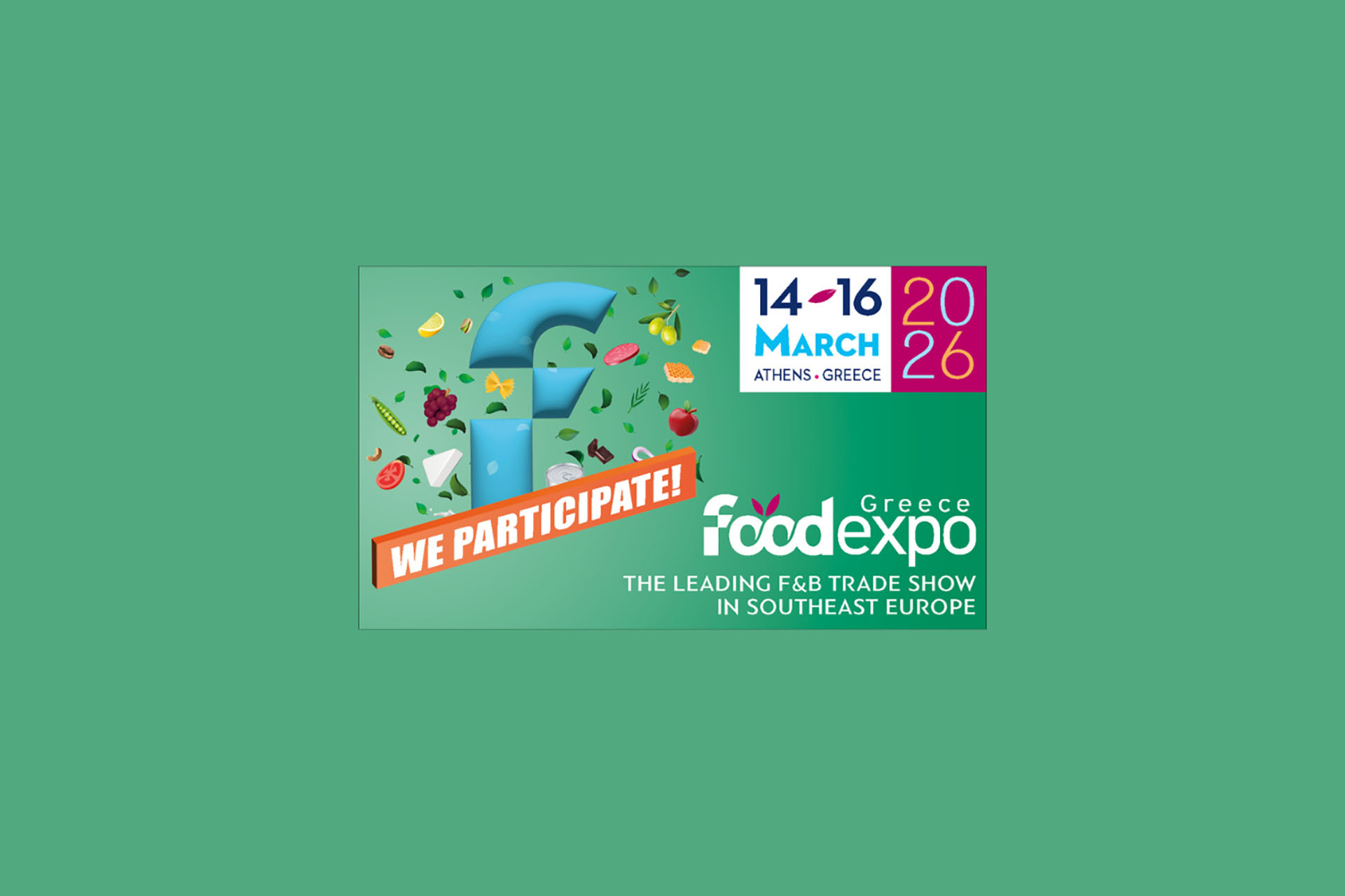 We participate in the Food Expo - Oenotelia on March 14-16 Stand B11